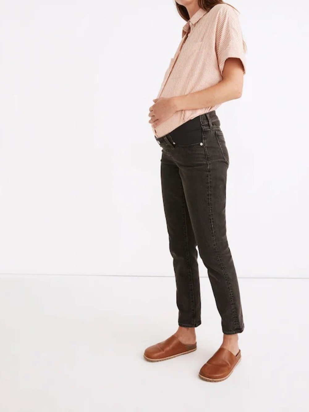 Madewell Maternity Side-Panel Perfect Vintage Jeans